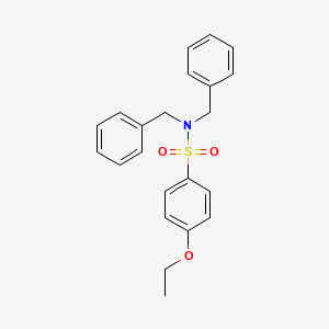 molecular formula C22H23NO3S B2463706 N,N-二苄基-4-乙氧基苯磺酰胺 CAS No. 428480-79-9