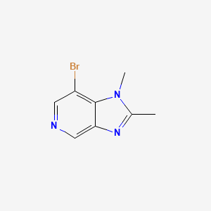 molecular formula C8H8BrN3 B2463709 7-Bromo-1,2-dimethylimidazo[4,5-c]pyridine CAS No. 305337-73-9
