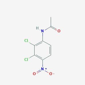 molecular formula C8H6Cl2N2O3 B2463716 N-(2,3-Dichloro-4-nitrophenyl)acetamide CAS No. 261764-91-4