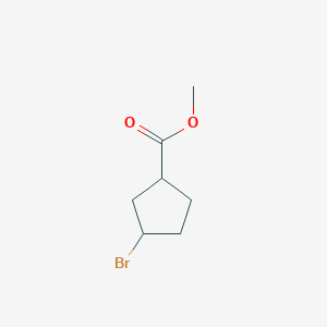 molecular formula C7H11BrO2 B2463722 Methyl 3-bromocyclopentanecarboxylate CAS No. 1311312-00-1