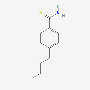 molecular formula C11H15NS B2463741 4-Butylthiobenzamide CAS No. 1208077-46-6