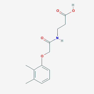 molecular formula C13H17NO4 B2463755 3-[2-(2,3-二甲基苯氧基)乙酰氨基]丙酸 CAS No. 405923-75-3