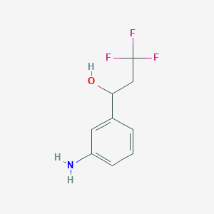 1-(3-Aminophenyl)-3,3,3-trifluoropropan-1-ol