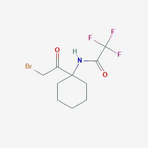 N-[1-(2-bromoacetyl)cyclohexyl]-2,2,2-trifluoroacetamide