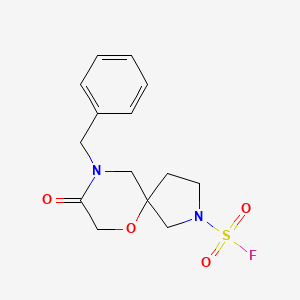 9-Benzyl-8-oxo-6-oxa-2,9-diazaspiro[4.5]decane-2-sulfonyl fluoride