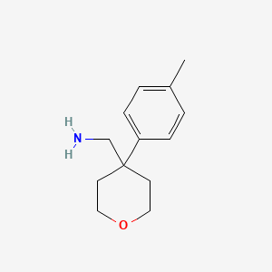(4-(p-Tolyl)tetrahydro-2H-pyran-4-yl)methanamine