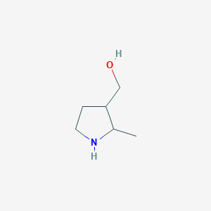 molecular formula C6H13NO B2463821 (2-Methylpyrrolidin-3-yl)methanol CAS No. 906730-59-4