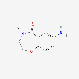 7-amino-4-methyl-3,4-dihydro-1,4-benzoxazepin-5(2H)-one
