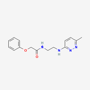 N-(2-((6-methylpyridazin-3-yl)amino)ethyl)-2-phenoxyacetamide
