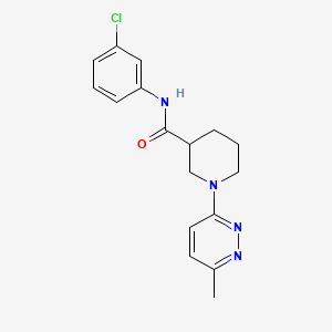molecular formula C17H19ClN4O B2463846 N-(3-chlorophenyl)-1-(6-methylpyridazin-3-yl)piperidine-3-carboxamide CAS No. 2177060-25-0
