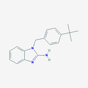 molecular formula C18H21N3 B246386 1-(4-tert-Butylbenzyl)-1H-benzimidazol-2-amine 