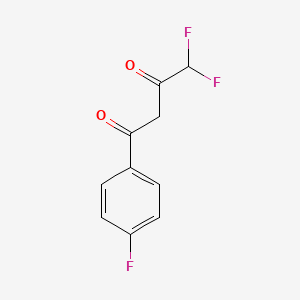 4,4-Difluoro-1-(4-fluorophenyl)butane-1,3-dione