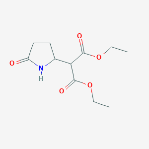 1,3-Diethyl 2-(5-oxopyrrolidin-2-yl)propanedioate
