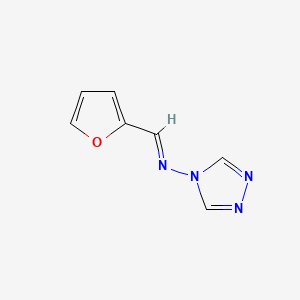 N-[(E)-furan-2-ylmethylidene]-4H-1,2,4-triazol-4-amine