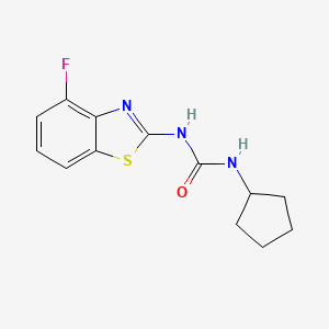 1-Cyclopentyl-3-(4-fluorobenzo[d]thiazol-2-yl)urea