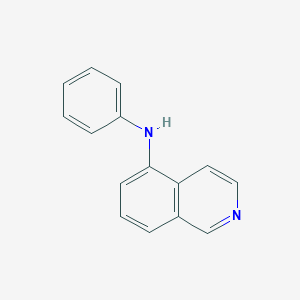 molecular formula C15H12N2 B024639 N-Phenylisoquinolin-5-amine CAS No. 109571-87-1