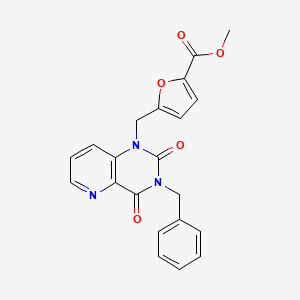 methyl 5-((3-benzyl-2,4-dioxo-3,4-dihydropyrido[3,2-d]pyrimidin-1(2H)-yl)methyl)furan-2-carboxylate