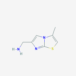 (3-Methylimidazo[2,1-b]thiazol-6-yl)methanamine