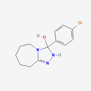 3-(4-bromophenyl)-3,5,6,7,8,9-hexahydro-2H-[1,2,4]triazolo[4,3-a]azepin-3-ol