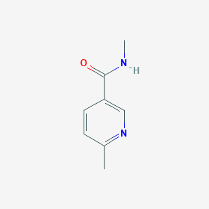 molecular formula C8H10N2O B024640 N,6-ジメチルピリジン-3-カルボキサミド CAS No. 102871-59-0