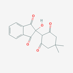 molecular formula C17H16O5 B246400 2-(4,4-dimethyl-2,6-dioxocyclohexyl)-2-hydroxy-1H-indene-1,3(2H)-dione 
