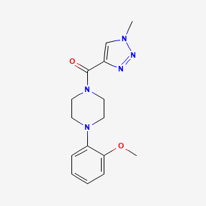 (4-(2-methoxyphenyl)piperazin-1-yl)(1-methyl-1H-1,2,3-triazol-4-yl)methanone