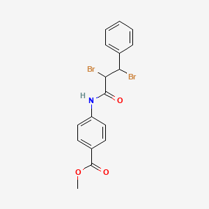 Methyl 4-(2,3-dibromo-3-phenylpropanamido)benzoate