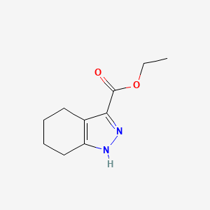 molecular formula C10H14N2O2 B2464056 ethyl 4,5,6,7-tetrahydro-1H-indazole-3-carboxylate CAS No. 4492-02-8