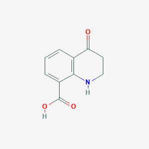 molecular formula C10H9NO3 B2464078 4-Oxo-1,2,3,4-tetrahydroquinoline-8-carboxylic acid CAS No. 869340-54-5