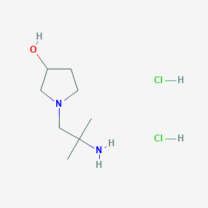 1-(2-Amino-2-methylpropyl)pyrrolidin-3-ol dihydrochloride