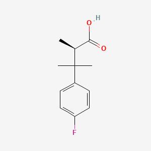 (2R)-3-(4-Fluorophenyl)-2,3-dimethylbutanoic acid