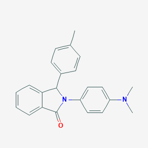 molecular formula C23H22N2O B246419 2-[4-(dimethylamino)phenyl]-3-(4-methylphenyl)-3H-isoindol-1-one 
