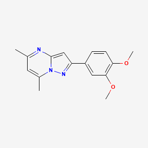 2-(3,4-Dimethoxyphenyl)-5,7-dimethylpyrazolo[1,5-a]pyrimidine