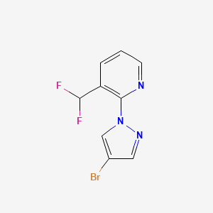 2-(4-Bromopyrazol-1-yl)-3-(difluoromethyl)pyridine