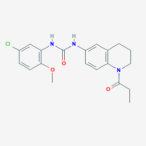 1-(5-Chloro-2-methoxyphenyl)-3-(1-propionyl-1,2,3,4-tetrahydroquinolin-6-yl)urea