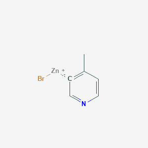 molecular formula C6H6BrNZn B2464227 4-Methyl-3-pyridylzinc bromide CAS No. 1227833-81-9