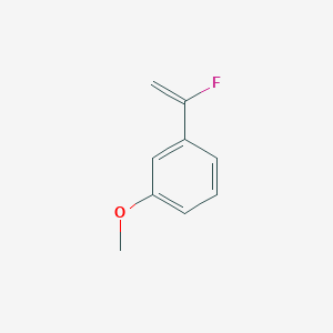 molecular formula C9H9FO B2464273 1-(1-Fluorovinyl)-3-methoxybenzene CAS No. 335290-63-6