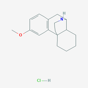 molecular formula C17H24ClNO B2464279 (9S,13S,14S)-3-甲氧基吗啡烷盐酸盐 CAS No. 911457-00-6