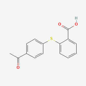 2-[(4-Acetylphenyl)sulfanyl]benzoic acid