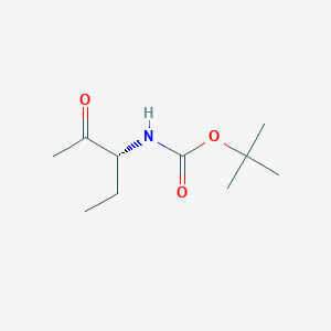 tert-butyl N-[(1R)-1-ethyl-2-oxo-propyl]carbamate