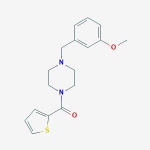 molecular formula C17H20N2O2S B246432 [4-(3-Methoxy-benzyl)-piperazin-1-yl]-thiophen-2-yl-methanone 