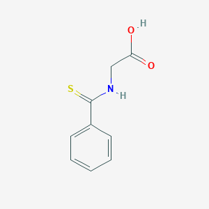 molecular formula C9H9NO2S B246434 (Benzothioylamino)acetic acid CAS No. 2584-64-7