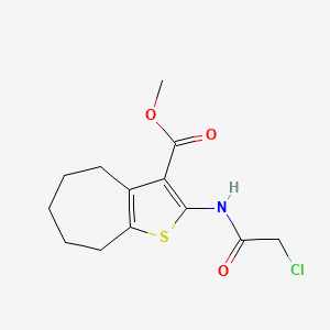 methyl 2-[(chloroacetyl)amino]-5,6,7,8-tetrahydro-4H-cyclohepta[b]thiophene-3-carboxylate