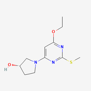 (S)-1-(6-Ethoxy-2-(methylthio)pyrimidin-4-yl)pyrrolidin-3-ol
