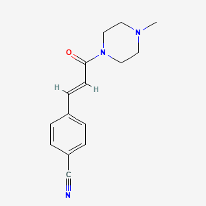 4-[3-(4-Methylpiperazino)-3-oxo-1-propenyl]benzenecarbonitrile