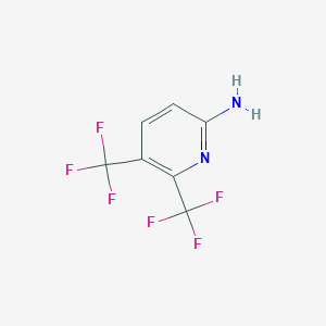 5,6-Bis(trifluoromethyl)pyridin-2-amine