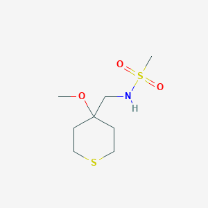 N-((4-methoxytetrahydro-2H-thiopyran-4-yl)methyl)methanesulfonamide