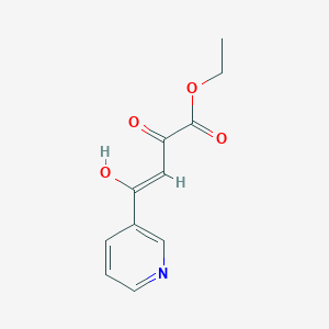 Ethyl (2Z)-2-hydroxy-4-oxo-4-(pyridin-3-yl)but-2-enoate