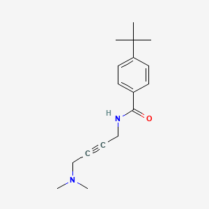 4-(tert-butyl)-N-(4-(dimethylamino)but-2-yn-1-yl)benzamide