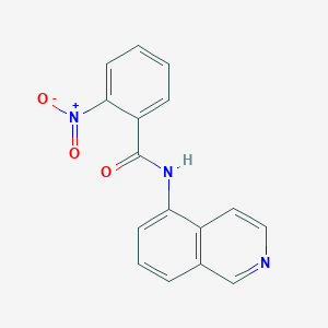 molecular formula C16H11N3O3 B246442 N-(5-isoquinolinyl)-2-nitrobenzamide 